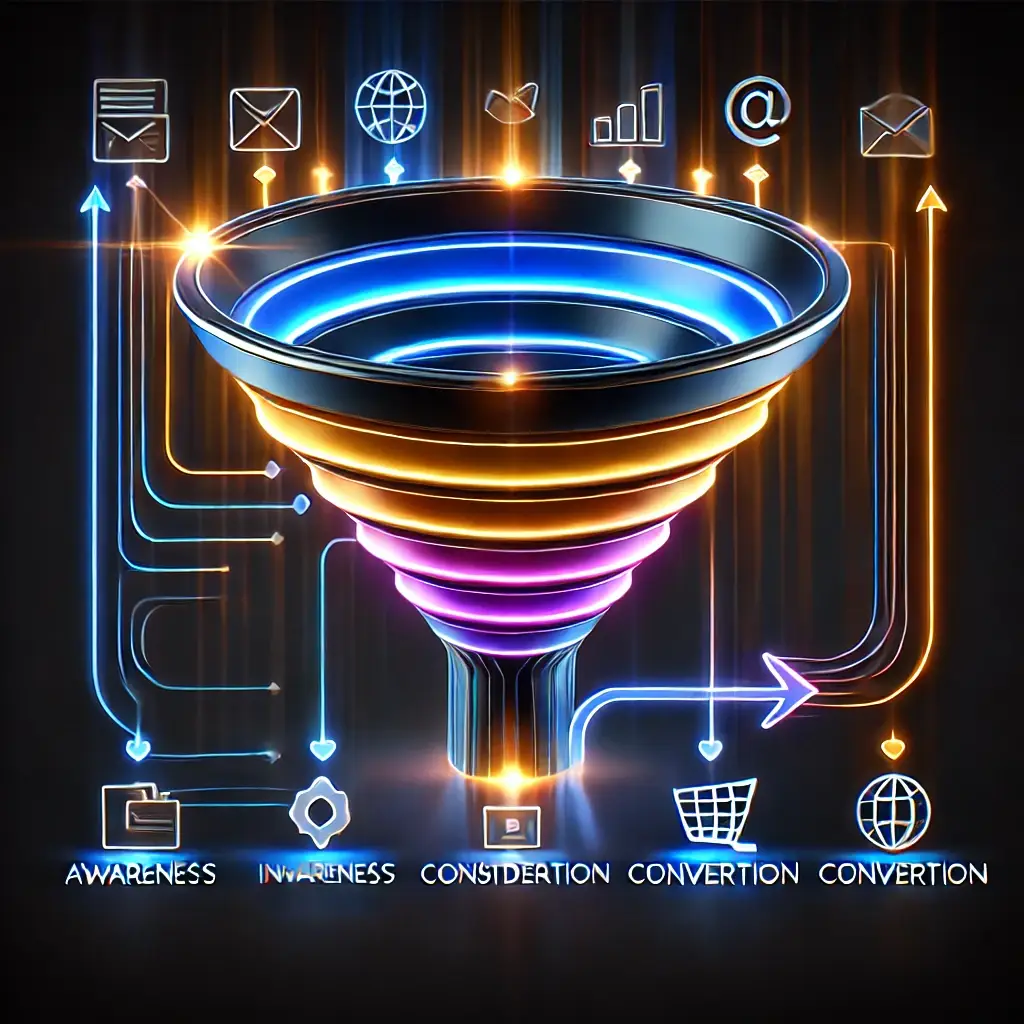 n the fast-paced world of digital marketing, one concept stands out as a cornerstone for driving sustainable growth: user acquisition funnels. These funnels are more than just a theoretical framework; they are a strategic map guiding potential customers from awareness to action. By understanding, designing, and optimizing user acquisition funnels, businesses can not only attract more users but also ensure they remain engaged and loyal. What is a User Acquisition Funnel? A user acquisition funnel represents the journey users take from their first interaction with a brand to becoming loyal customers. It is typically broken down into stages: Awareness, Interest, Consideration, Conversion, and Retention. Each stage requires tailored strategies to nurture prospects and address their unique needs. The funnel's effectiveness hinges on a thorough understanding of your audience, a robust strategy for each stage, and ongoing optimization based on data. Breaking Down the User Acquisition Funnel 1. Awareness: Capturing Attention At the top of the funnel (ToFu), your goal is to introduce your brand to potential customers. This stage is all about visibility. Objective: Generate awareness and spark curiosity. Strategies: Content Marketing: Publish blog posts, videos, infographics, and guides addressing your audience's pain points. Social Media Campaigns: Use platforms like Instagram, LinkedIn, or TikTok to run engaging campaigns. Paid Advertising: Invest in PPC ads and social media promotions to reach a broader audience. SEO: Optimize your website and content for search engines to drive organic traffic. The metrics for this stage include website visits, social media engagement, and impressions. 2. Interest: Building Engagement Once users are aware of your brand, the next step is to keep them interested. This stage focuses on demonstrating your value proposition and positioning your brand as the solution to their problems. Objective: Educate and intrigue your audience. Strategies: Email Marketing: Use lead magnets like eBooks or webinars to collect emails and follow up with tailored content. Remarketing: Target users who interacted with your ads or visited your website with specific messaging. Case Studies and Testimonials: Share success stories to build credibility. Interactive Content: Create polls, quizzes, or live Q&A sessions to boost engagement. Key metrics to track include time spent on site, social shares, and email sign-ups. 3. Consideration: Building Trust At this stage, users are evaluating their options and deciding whether your offering fits their needs. Your goal is to remove barriers and establish trust. Objective: Help users make informed decisions. Strategies: Comparison Guides: Highlight what sets your product or service apart from competitors. Free Trials or Demos: Allow users to experience your offering without commitment. Webinars and Tutorials: Provide in-depth insights about your product. Reviews and Endorsements: Leverage user reviews, influencer partnerships, or industry endorsements to build credibility. Metrics include the number of demo requests, webinar attendees, and trial sign-ups. 4. Conversion: Sealing the Deal This is where the magic happens—users make a purchase or take the desired action. The focus here is on streamlining the conversion process and ensuring it's as frictionless as possible. Objective: Turn interested users into paying customers. Strategies: Personalized Offers: Provide special discounts, limited-time offers, or personalized recommendations. Optimized Landing Pages: Design landing pages with clear CTAs, compelling copy, and trust signals. A/B Testing: Experiment with different headlines, visuals, and CTAs to maximize conversion rates. Secure and Simple Checkout: Simplify the payment process and offer multiple payment options. Metrics for this stage include conversion rate, cost per acquisition (CPA), and revenue. 5. Retention: Cultivating Loyalty Acquiring a customer is just the beginning; retaining them is the ultimate goal. A loyal customer not only increases their lifetime value (LTV) but also becomes an advocate for your brand. Objective: Build long-term relationships and encourage repeat business. Strategies: Onboarding Programs: Guide new users with tutorials, walkthroughs, and personalized recommendations. Loyalty Programs: Reward repeat customers with points, discounts, or exclusive perks. Customer Support: Provide responsive and helpful support to resolve issues quickly. Engagement Campaigns: Keep customers engaged with newsletters, updates, or exclusive content. Key metrics include customer retention rate, churn rate, and repeat purchase rate. Common Pitfalls in User Acquisition Funnels Building a user acquisition funnel is one thing, but ensuring it works effectively is another. Here are common mistakes to avoid: Ignoring the Target Audience: Failing to understand your audience’s needs and preferences can render your funnel ineffective. Neglecting Mobile Users: With the rise of mobile browsing, ensuring a seamless mobile experience is crucial. Overcomplicating the Funnel: Too many steps can lead to user drop-offs. Keep it simple and streamlined. Lack of Testing and Optimization: Funnels are not set-it-and-forget-it. Continuous testing and iteration are key. Optimizing Your User Acquisition Funnel Optimization is where the real power of user acquisition funnels lies. Use these strategies to refine your funnel: Analyze Drop-Off Points: Identify stages with high drop-off rates and address the causes. Leverage Data: Use tools like Google Analytics, HubSpot, or Mixpanel to gather actionable insights. Personalize the Experience: Tailor your messaging, offers, and content based on user behavior. Test and Iterate: Run A/B tests to identify what works best and adapt accordingly. Real-World Example: A SaaS Company’s Funnel Let’s consider a SaaS company offering project management software: Awareness: Run Google Ads targeting keywords like "best project management software." Interest: Offer a downloadable guide on "How to Improve Team Productivity." Consideration: Provide a free trial with limited features and share case studies of companies that achieved success using the software. Conversion: Send an email with a limited-time discount to trial users who haven’t converted. Retention: Implement an onboarding sequence and send monthly usage reports to demonstrate ROI. The Future of User Acquisition Funnels As technology evolves, so do user acquisition strategies. Trends like AI-driven personalization, conversational marketing (chatbots), and voice search optimization are shaping the future of funnels. Staying ahead of these trends can give businesses a competitive edge. Conclusion User acquisition funnels are a powerful framework for guiding potential customers from awareness to retention. By understanding each stage and implementing targeted strategies, businesses can maximize their growth potential. However, a successful funnel isn’t static—it evolves with changing user behaviors and market dynamics. With careful planning, execution, and optimization, user acquisition funnels can transform your marketing efforts, driving both short-term wins and long-term success. Whether you’re a startup looking to make your mark or an established business aiming to scale, mastering the art of user acquisition is a journey worth embarking on.